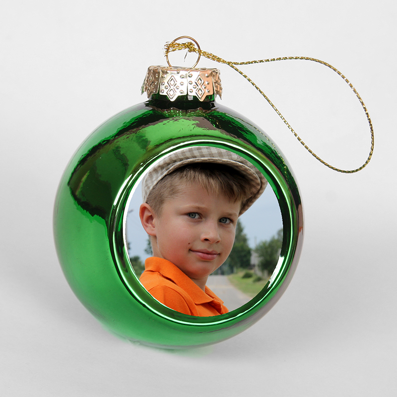 нанесение изображения на ёлочный шар