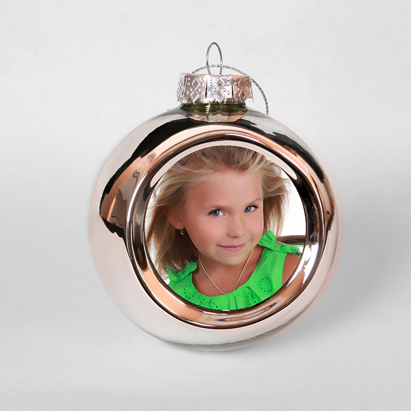 нанесение изображения на ёлочный шар