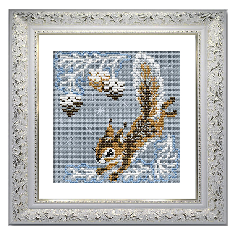 оформление вышивки в багетную рамку