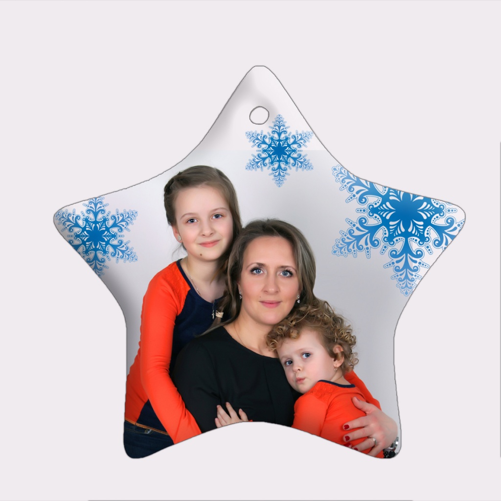 нанесение изображения звезда