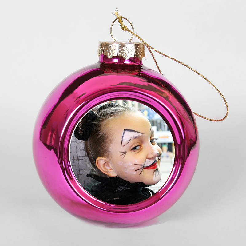 нанесение изображения еа ёлочный шар